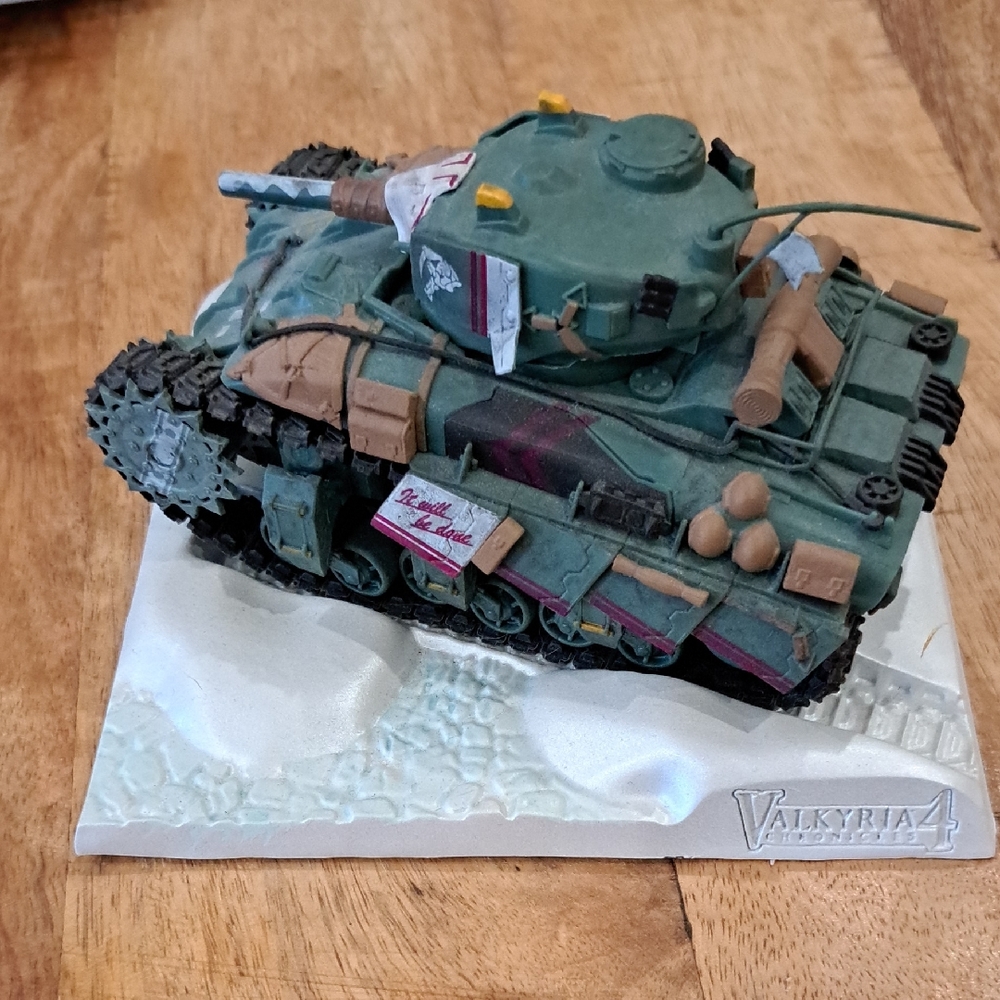 Green and Brown Toy Tank From Valkyria Chronicles 4